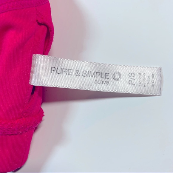 Small Pure & Simple pink sports bras - Picture 6 of 7